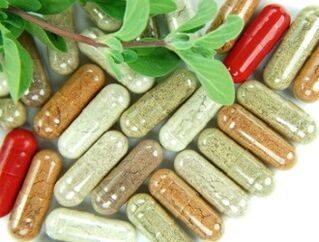 Treatment of diseases of the genitourinary system in male food supplements