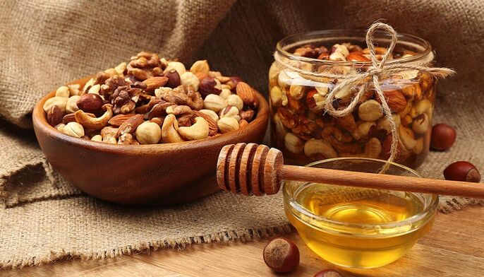 walnuts and honey to increase potency after 40